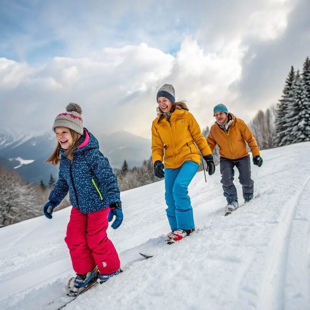 Family Skiing Day